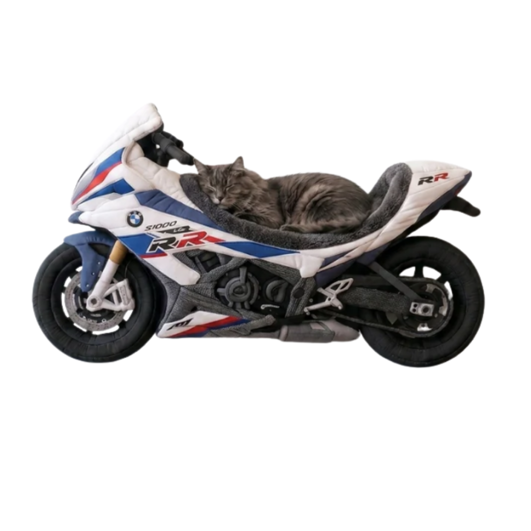 CozyWhisker™ – Cozy Motorcycle Cat Bed